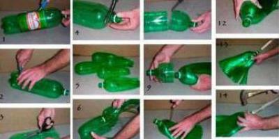Si të bëni një fshesë nga shishet plastike?