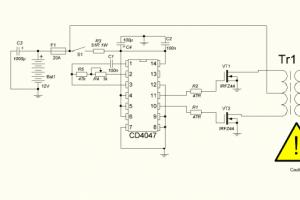 Boost voltage converter on TL494