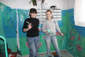 Ako namaľovať vchod.  Graffiti gratulujeme.  DIY airbrush na steny