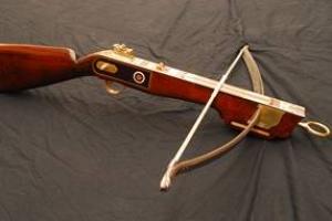 How to make a crossbow at home How to make a toy crossbow at home