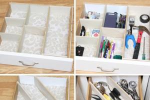 책상을 완벽하게 정리하는 데 도움이 되는 멋진 아이디어 DIY 세탁 정리함: 마스터 클래스